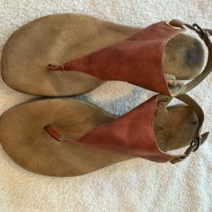 Brown Leather Women's Sandals